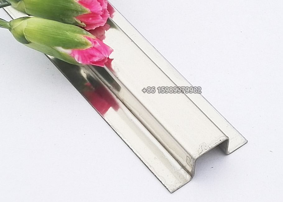 stainless steel tile trim for divider