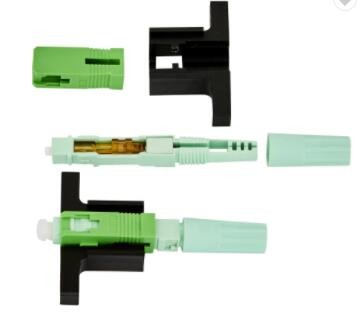 FTTH Fiber Optic Fast Connector , Sc Apc Fiber Connector 45dB