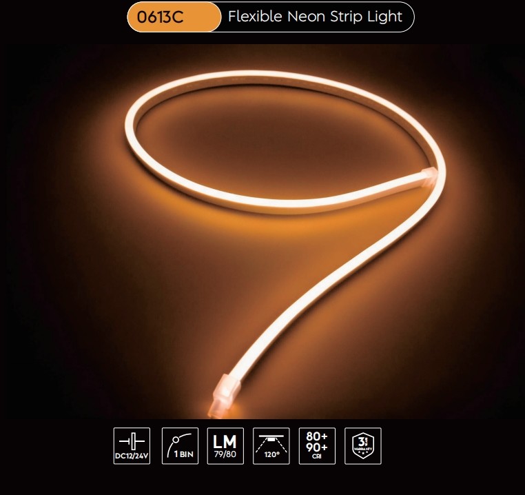 Bendable Side View LED Strip 12V / 24V SMD 2835 Dimmable For Indoor / Outdoor Use