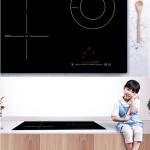 Metal Base 2.6kw Three Burner Electric Cooktop