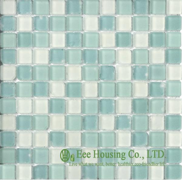 Home Decoration Glass Crystal Mosaic Tile For Bahroom,Kitchen Glass mosaic tiles