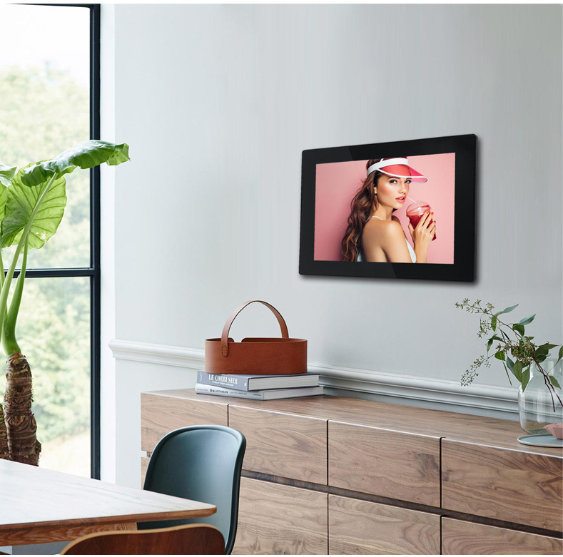 10.1" inch Digital Photo Frame with Wifi Touch Screen and Clock Function Private Mold