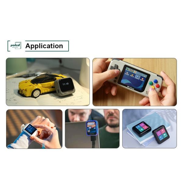 Polcd 1.69 Inch 240x280 TFT Display Module Square LCD Touch Screen For Smart Watch