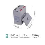 600Ah SLA Sealed Lead Acid Battery AGM Backup Power Battery