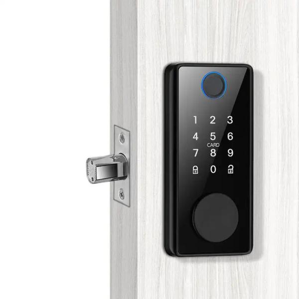 Fingerprint Deadbolt Door Lock High Security Biometric Password Unlock