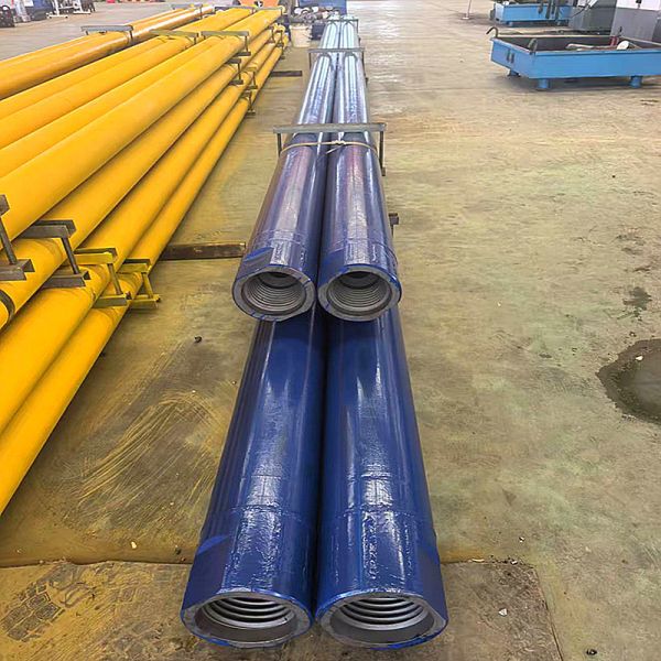 Twist Drill Pipe Length 1-6m Rotary Borehole Mining Machinery Parts Spiral Drilling Rod