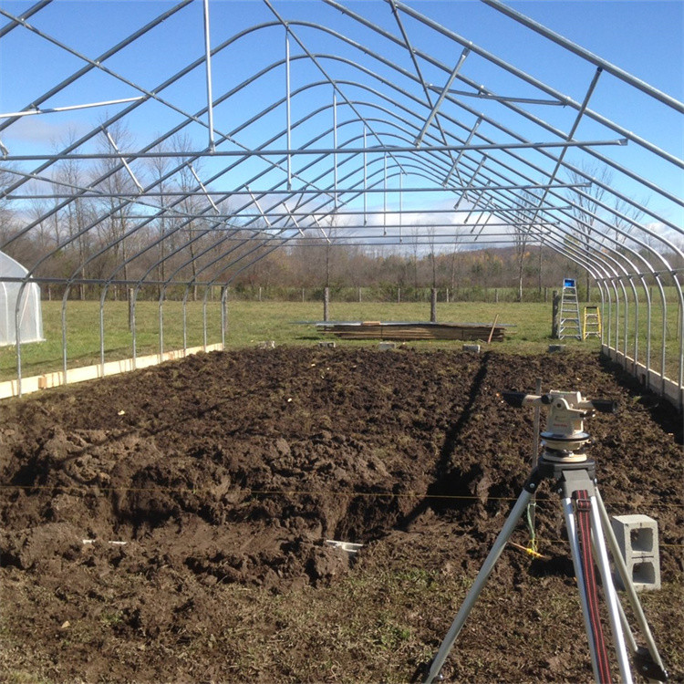 Polytunnel Cooling System Tunnel Plastic Greenhouse With Circulation Fan