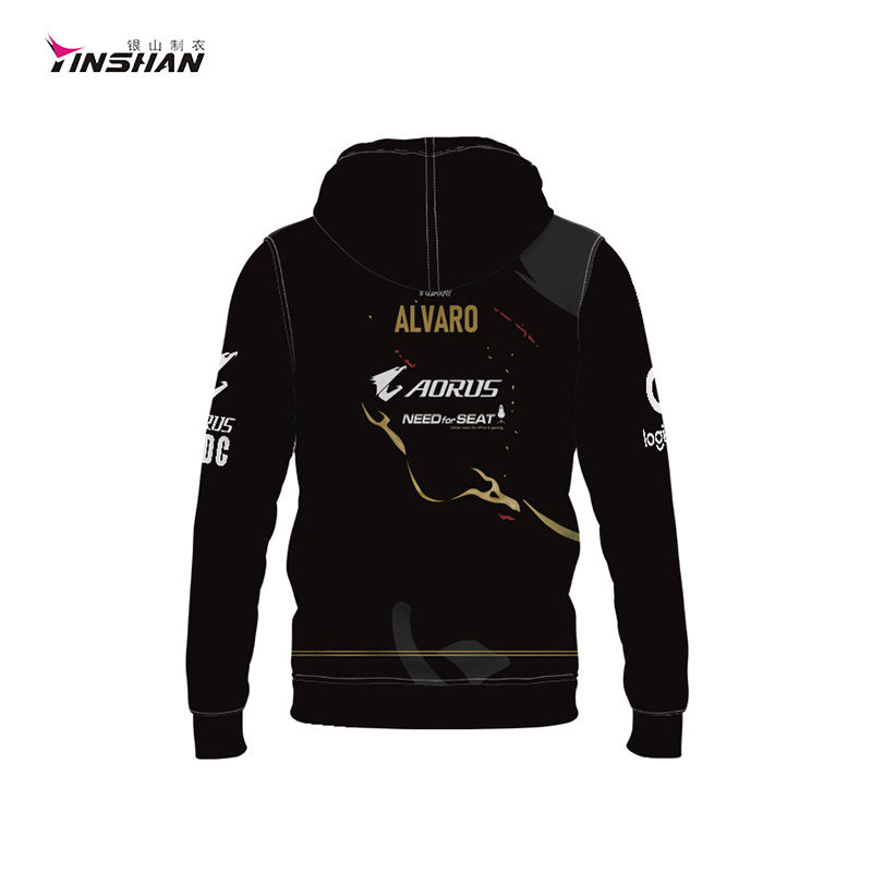 3. Fashionable Unisex Polyester/Cotton Softshell Sports Hoodie for Spring and Autumn