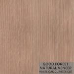 Customized White Oak Wood Veneer Rough Smoked Oak Veneer ISO