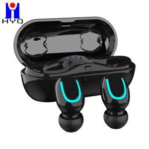 Wholesale Jieli V5.0 True Wireless Stereo Earphone LED Light In - Ear Bean Shape from china suppliers