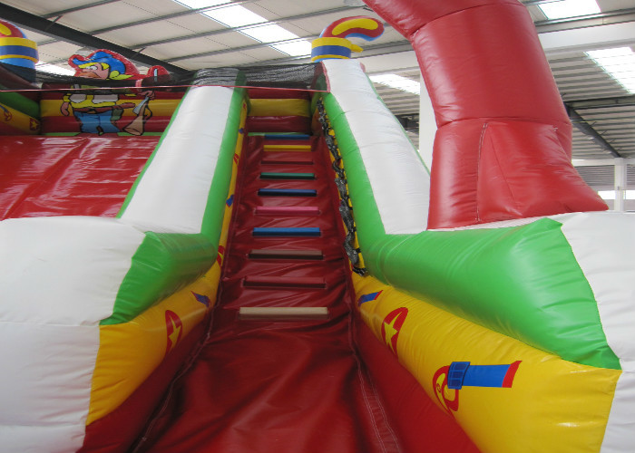 Inflatable Rutsche Kids Blow Up Water Slide , Colourful Water Bounce House