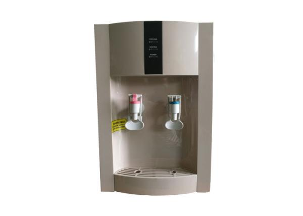 Plastic Tabletop Water Cooler Dispenser Grey Color 500W Heating Power High
