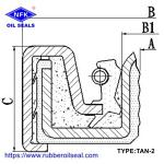 Wheel hub oil seal TAN TAN-4 TAN-6 TAN-8 TAN-9 TANY Hydraulic High Pressure