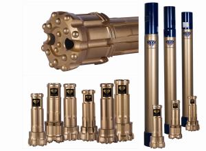 Wholesale DTH Reverse Circulation Hammer And Bits 17-35 Bar Air Pressure Gold Color from china suppliers