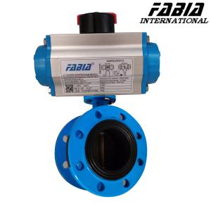 Wholesale Soft Seal Pneumatic Butterfly Valve Flanged type from china suppliers