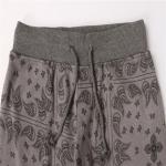 80% Cotton 20% Polyester Print Mens Terry Joggers Fleece Terry Cotton Sweatpants