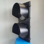 Aluminum Metal Housing Body Traffic Light 2-Flip Door Detachable Appearance