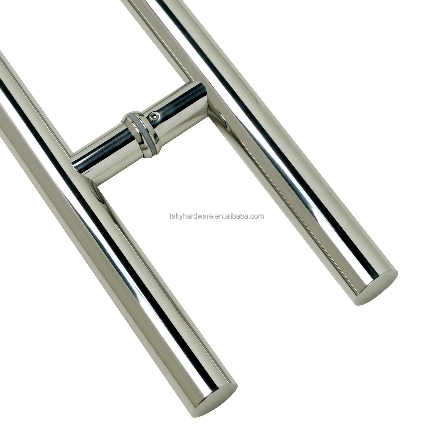 Door Window Handles Double Sided Sliding Glass Door Handle for Bathroom Steel Shower Room