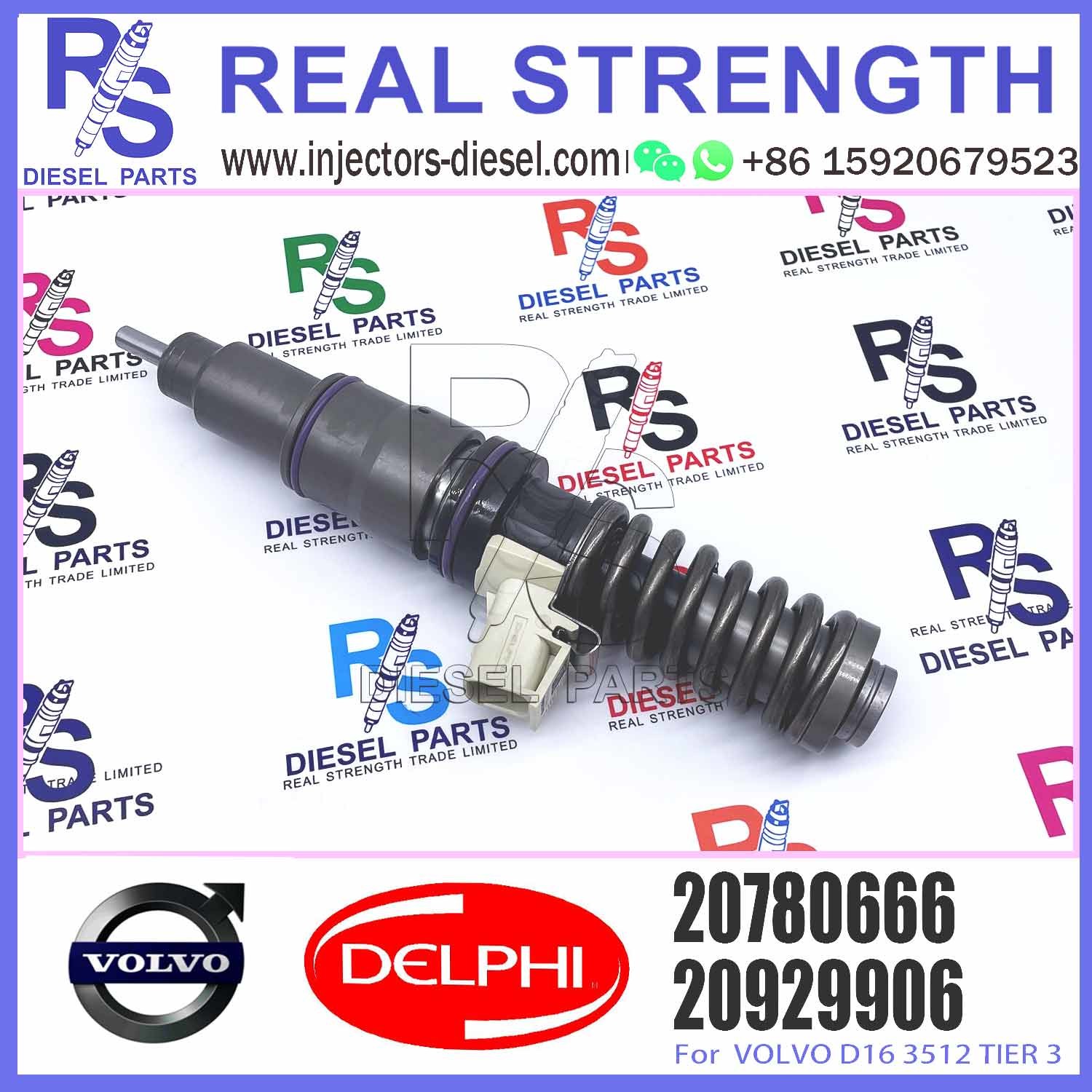BEBE4D14101,20929906,20780666,BEBE4D14001 genuine new diesel unit injector for Vol//vo EC700 D16