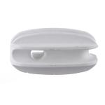 White Egg 42g Deep Grooves Electric Fence Insulators
