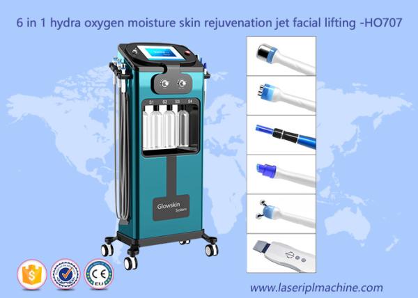 Stationary Oxygen Facial Whitening RF Vacuum Hydro Dermabrasion Face Cleaning