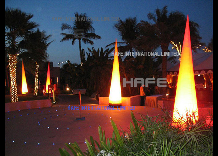 High Brightness Cone Inflatable Event Decoration Lighting Integrated High Power 200 W LED