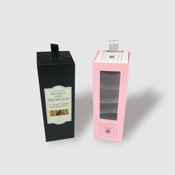 Convenient Shipping Method Window Cosmetic Packaging Drawer Box with Customizable Design ﻿
