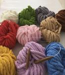 Giant Chunky Crochet Hand Knitting Chenille Yarn For Blankets