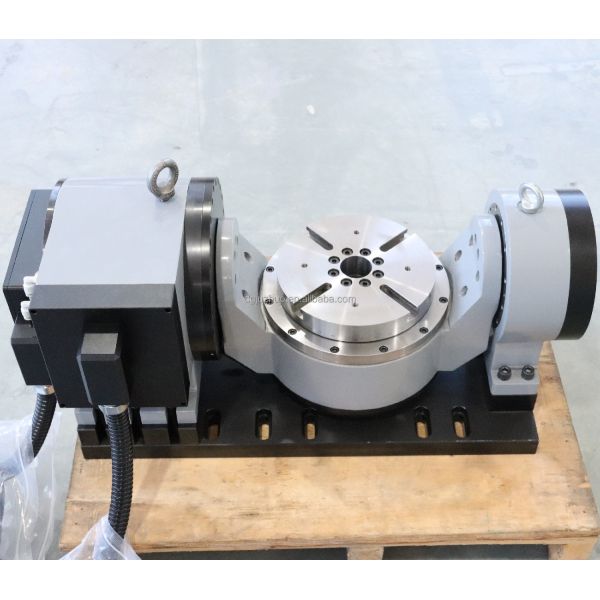 Turntable 5 Axis CNC Rotary Table , Encoder Precision Rotary Table