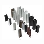 55 Series Tempered Glass Casement Window Profiles Aluminium Swing Window Frame