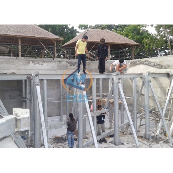 Square Flowrider Surf Pool Custom 90kw Power For Shopping Mall