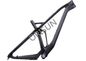 Wholesale Trail Full Suspension Bicycle Frame Full Carbon Dual Shock 165 / 190mm from china suppliers