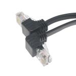 Cat5e/Cat6/Cat7/Cat8 High Speed Lan Cable RJ45 90 Degree Patch Cable 1-10m