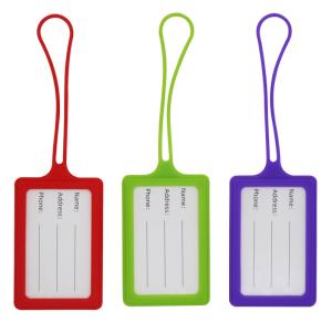 Wholesale Customized Bright Luggage Tags Lightweight Name Tags for Kids' Suitcases and Bags from china suppliers