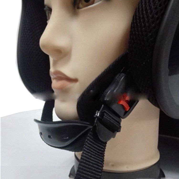 Black Anti Riot Helmet Shell Abs And Visor Pc For Police Riot Control