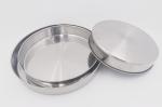 3pcs Hot sale commercial non stick steel deep dish microwave round anodized