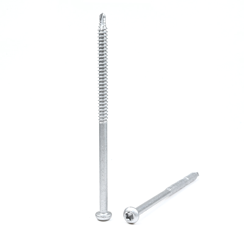 St6.3*125mm Bimetal Galvanised Pan Head Torx Self Drilling Screws Customized Support