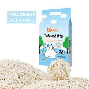 Wholesale Large Natural Tofu Clumping Cat Litter Flushable Kitty Cat Litter from china suppliers