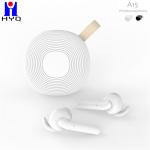 Black White Waterproof Bluetooth Earphones 55mAh TWS True Wireless Stereo