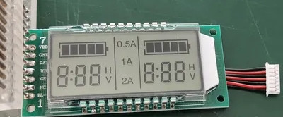 Buy cheap Seven Segment LCD Module TN 6 Digit LCD Display Blue Backlight from wholesalers