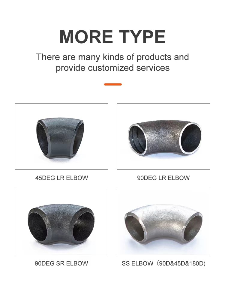 Std Mild Steel 90 Degree Elbow 1.5d Butt Welded