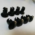 Universal 7/16"x.600" Black Quarter Turn Dzus Stud Aluminum Fastener Standard OE