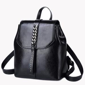 Wholesale Waterproof Leisure Ladies Two Layer Cowhide Duffel Backpack from china suppliers
