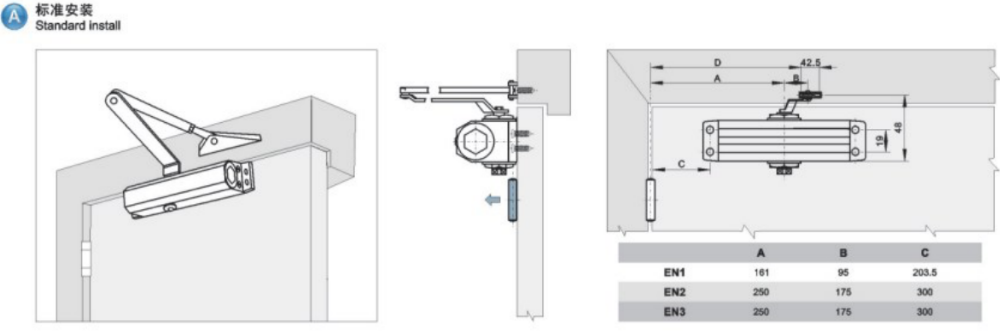 80kg Door Soft Close Door Closer with Heavy Duty Hydraulic System Sliver/Customized