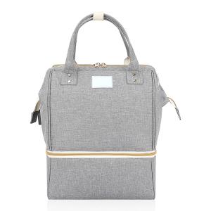 Wholesale Diaper Bag Backpack Large Waterproof Travel Baby Bags Classic Gray Crossbody 10X7X13&quot; from china suppliers