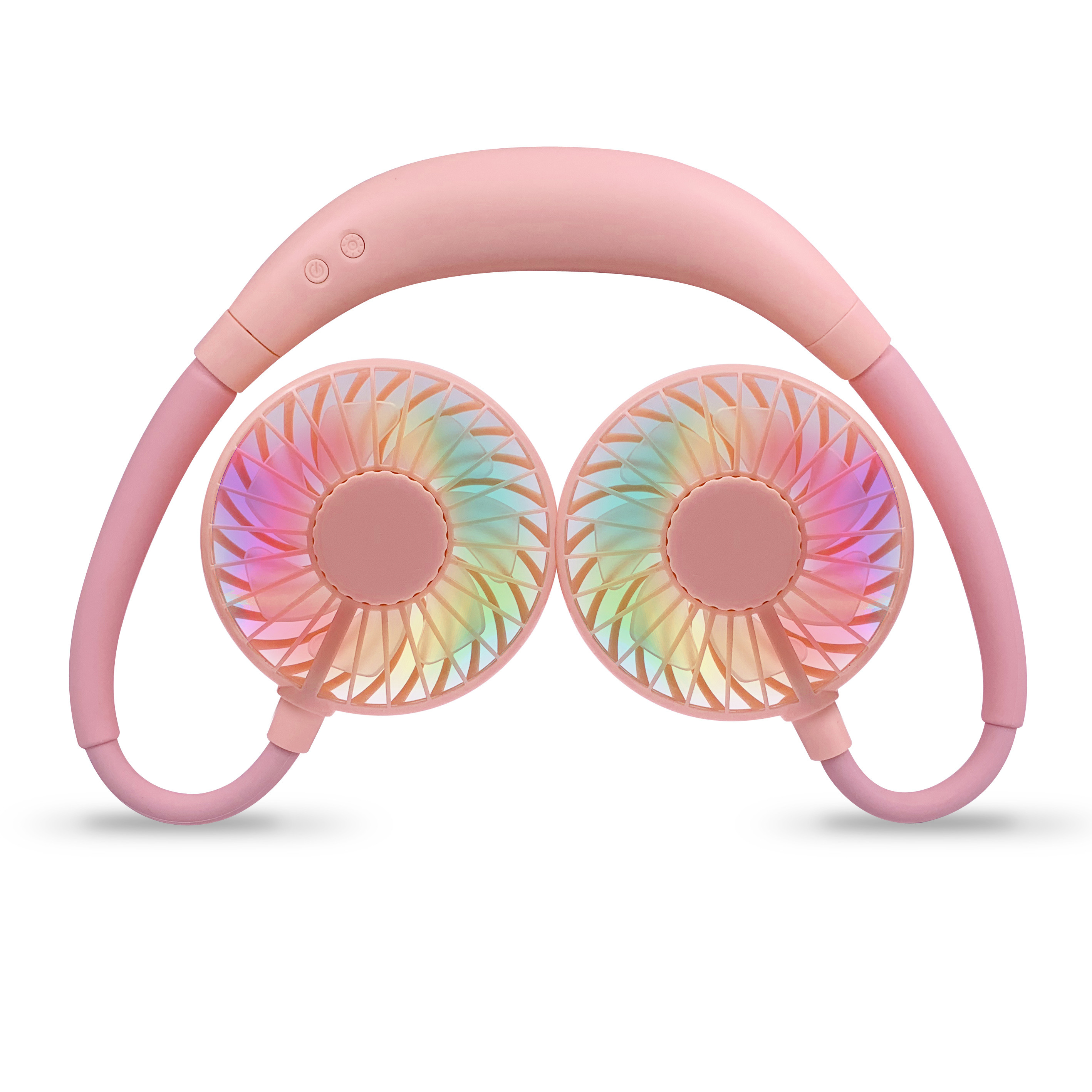 summer fan reduce heat 2022 Mini ABS 6hrs 1200mAh Hands Free Mini Neck Fan For Summer