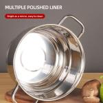 Direct Selling 201 Stainless Steel Soup Pot Cookware Set Big Steamer Cooking Pot