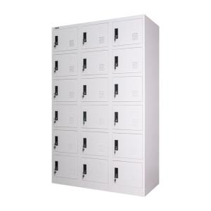 Wholesale 18 Door Key Lock Metal Storage Cabinet For Cell Phone Charge from china suppliers