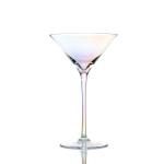 Factory wholesale lead free high quality crystal transparent glass martini