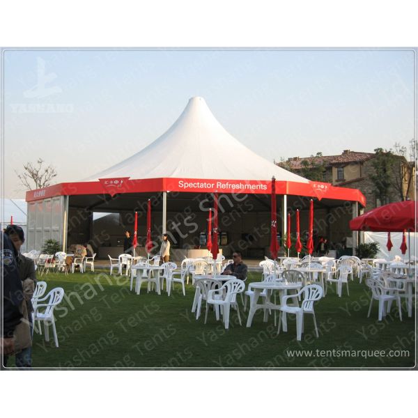 20 x 20 Metal Frame Outside White Event Tent Strong Marquee For Festival Celebration